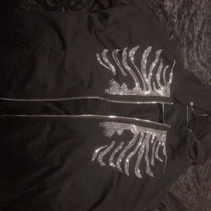 rhinestone hoodie